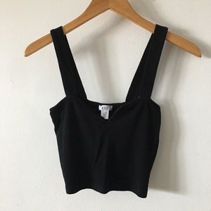 Black Crop Top Sz M